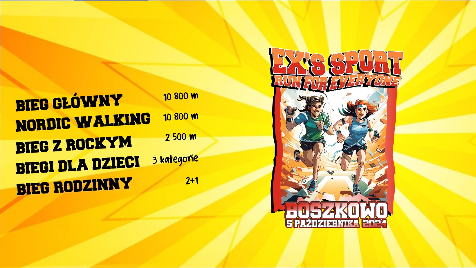 EXS SPORT RUN FOR EVERONE Boszkowo 5 października 2024
